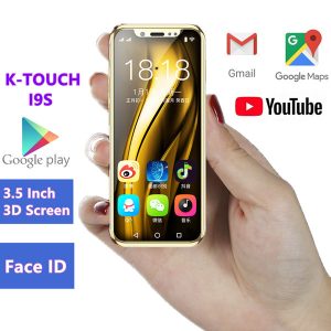 pocket mini android smartphone k-touch i9s mtk6580 16gb celular gps wifi face id support google play super small mobile phones pk xs 7s