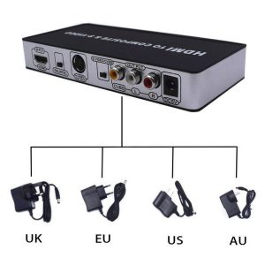 portable 1080p hdmi to 3rca av cvbs composite s-video r/l audio converter adapter for tv dvd