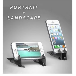 portable 180° adjustable pocket phone holders card style flodable wallet cell phone stands tripod for universals mobile phone