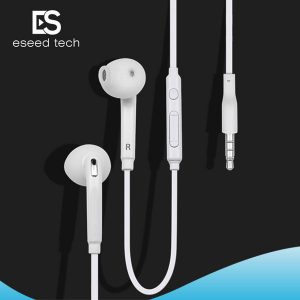 premium stereo quality factory promotion for samsung s7 s6 s6 edge earphone earbud headset headphones 3.5mm non packaging (white) eo-eg920lw