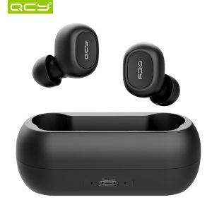 qcy t1 mini wreless earphone bluetooth 5.0 headset touch control sport stereo earbuds mic for iphone samsung sony music earphones