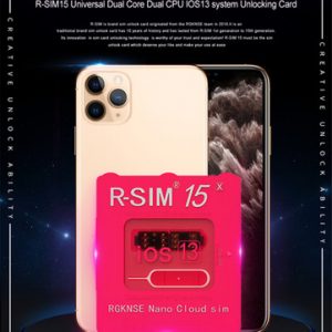 r-sim15 dual cpu aegis cloud rsim15 upgrade rsim 15 unlocking card for iphone11promax,11pro,xs,x,8p,7p,6 on ios13 system