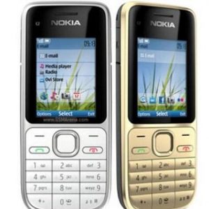 refurbished original nokia c2-01 unlocked cell phone 2.0inch screen 3.2mp camera bar 2g gsm 3g wcdma