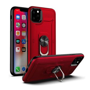 ring car mount magnetic metal hybrid case for iphone 11 pro max 6 6s 7 8 plus shockproof cover