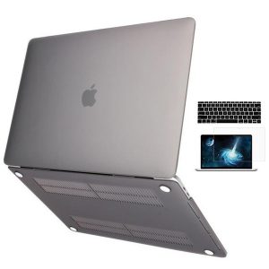 rubberized matte case with screen film keyboard cover for macbook air pro 11 12 13 inch full body lapcase a1369 a1466 a1708 a1278 a1465