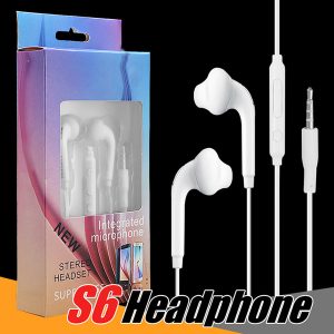 s6 s7 earphone earphones for iphone 6 6s headset headphones for jack in ear wired earbuds with mic volume control 3.5mm with package