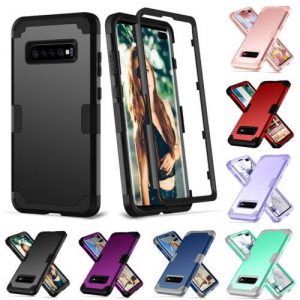 shockproof silicone rubber slim case cover for samsung galaxy s10 / s10plus 2019