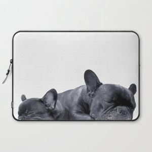 sleeping frenchies Computer Cover by glassmenagerie - Laptop Sleeve - 15"