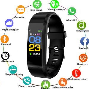 smart bracelet heart rate monitor blood pressure smart band fitness tracker smartband wristband men for honor mi band 3 fit bit