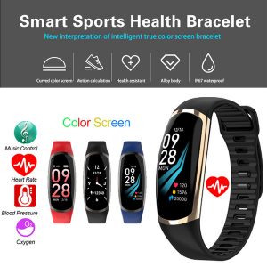 smart bracelet r16 men women sport band heart rate watch sleep monitor blood pressure fitness tracker for android ios