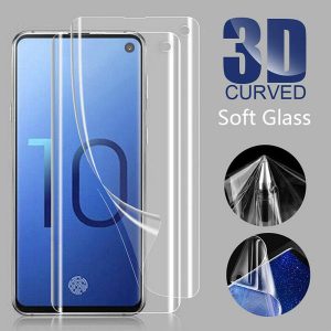 soft tpu screen protector protector film pet plastic curved glass for samsung s10 s10plus s9 note 9 s8 note 8 note 10 pro without box