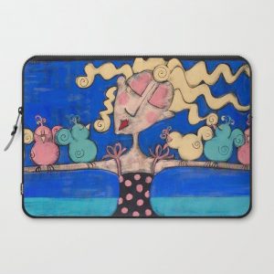 spring landing Computer Cover by Annagreenartwork - Laptop Sleeve - 15"