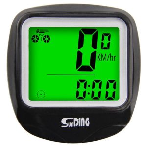 sunding bike computer speedometer wired waterproof bicycle odometer cycle computer multi-function lcd back-light display