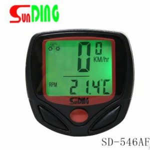 sunding bike computer speedometer wireless waterproof bicycle odometer cycle computer multi-function lcd back-light display