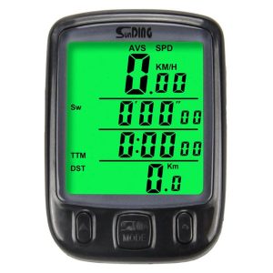 sunding sd-563c bike computer speedometer wireless waterproof bicycle odometer cycle computer multi-function lcd display