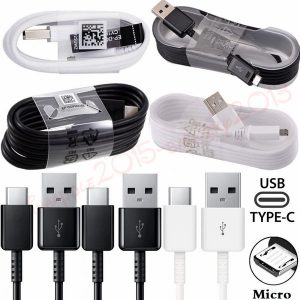 type c micro usb cable 1m 1.2m 1.5m 4ft 5ft fabric cables for samsung s4 s6 s7 edge s8 s9 note 2 4 8 9 htc lg