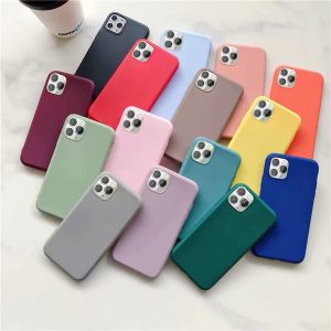 ultra thin candy colors phone case for iphone 11 pro max xs max xr x 6 6s 7 8 plus 8plus cell phones cover