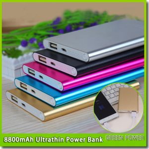 ultra thin slim powerbank 8800mah ultrathin power bank for mobile phone tablet pc external battery ing