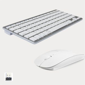 ultra thin wireless 2.4g keyboard mouse mice kit combo for macbook mac windows for android tv box notebook lappc computer