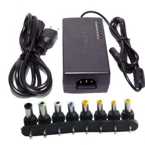 universal 96w lapnotebook 15v-24v ac charger power adapter with 8 connectors