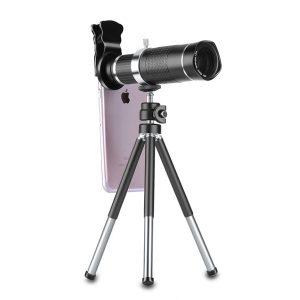 universal mobile phone telescope 20x telep lens mobile phone lens monocular high-power high-definition