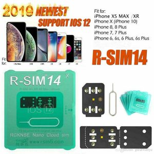 unlock iccid card rsim 14 v18 for iphone8 7 6 iphone xs max xr x ios 12.x-7.x 4g unlock r-sim 14