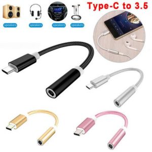 usb c 3.1 type c to 3.5mm headphone extender jack aux adapter cable audio cable for mobile phone 20a20