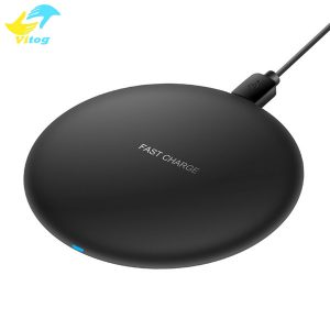 vitog ce certified 10w fast qi n5 wireless charger for smart phone samsung galaxy s10 s9 note 9 s10 usb charging pad