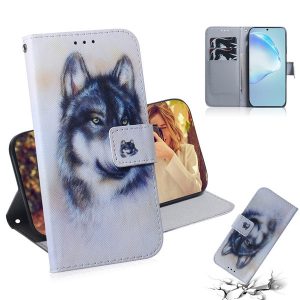 wallet case for samsung s20 ultra a51 a71 a20s a10s iphone 11 pro max aminal flower leather lion panda dog wolf tiger owl slot id book cover