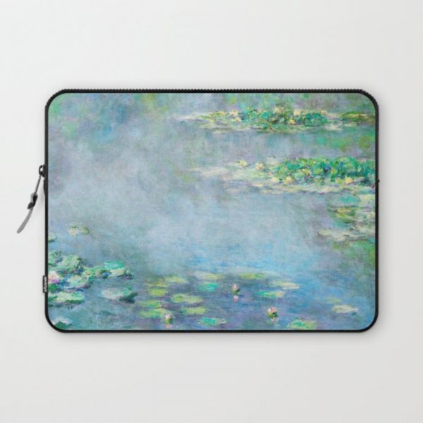 water liliesMonet Water Lilies / Nympheas 1906 Computer Cover by PureVintageLove - Laptop Sleeve - 13"