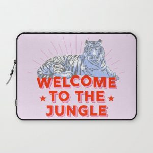 welcome to the jungle - retro tiger Computer Cover by showmemars - Laptop Sleeve - 13"