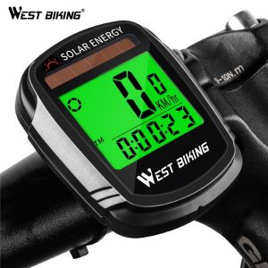 west biking wireless bicycle computer solar power speedometer odometer mtb road bike accessories satch cycling computer