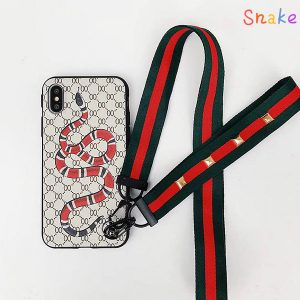 wholesale fashion designer phone case for iphonexsmax xr xs/x 7p/8p 7/8 6/6sp 6/6s coolsnake style brand phone case 2 styles with lanyards