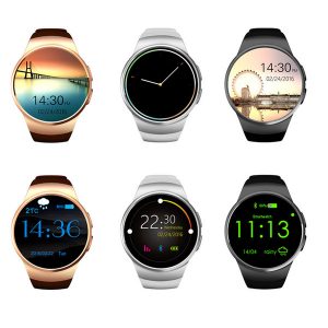 wholesale kw18 bluetooh smart watch heart rate monitor support sim tf card smartwatch for iphone samsung huawei gear s2 android smartwatch