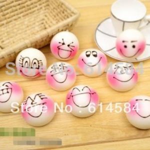 wholesale-steamed bun expression squishy buns bread charms(4.5*6cm), cute squishies cell phone straps,100pcs/lot,wholesale