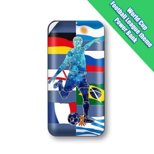 world cup theme portable ultra thin slim powerbank 10000mah charger power bank for iphone s8 mobile phone tablet pc external battery