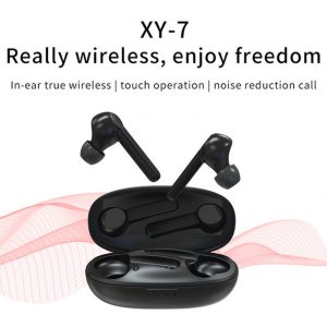 xy-7 tws bluetooth earphones touch control summon siri wireless headphones earbuds stereo bass hifi sound with mic for phones