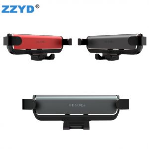 zzyd gravity car holder clip stand gps universal car air vent mount bracket magnetic support for smartphones